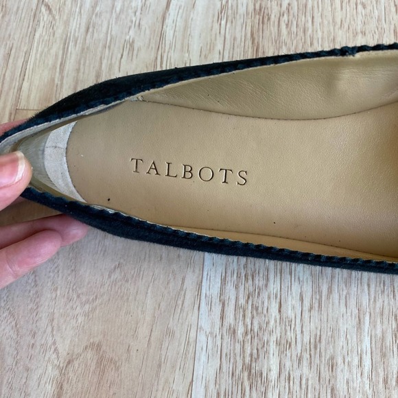 Talbots Velvet Black Flats Loafers Womens Size 6.5 - Picture 6 of 10